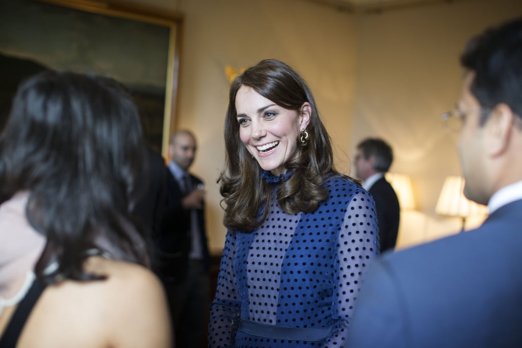 Kate Middleton in Saloni Gown at Palace Reception
