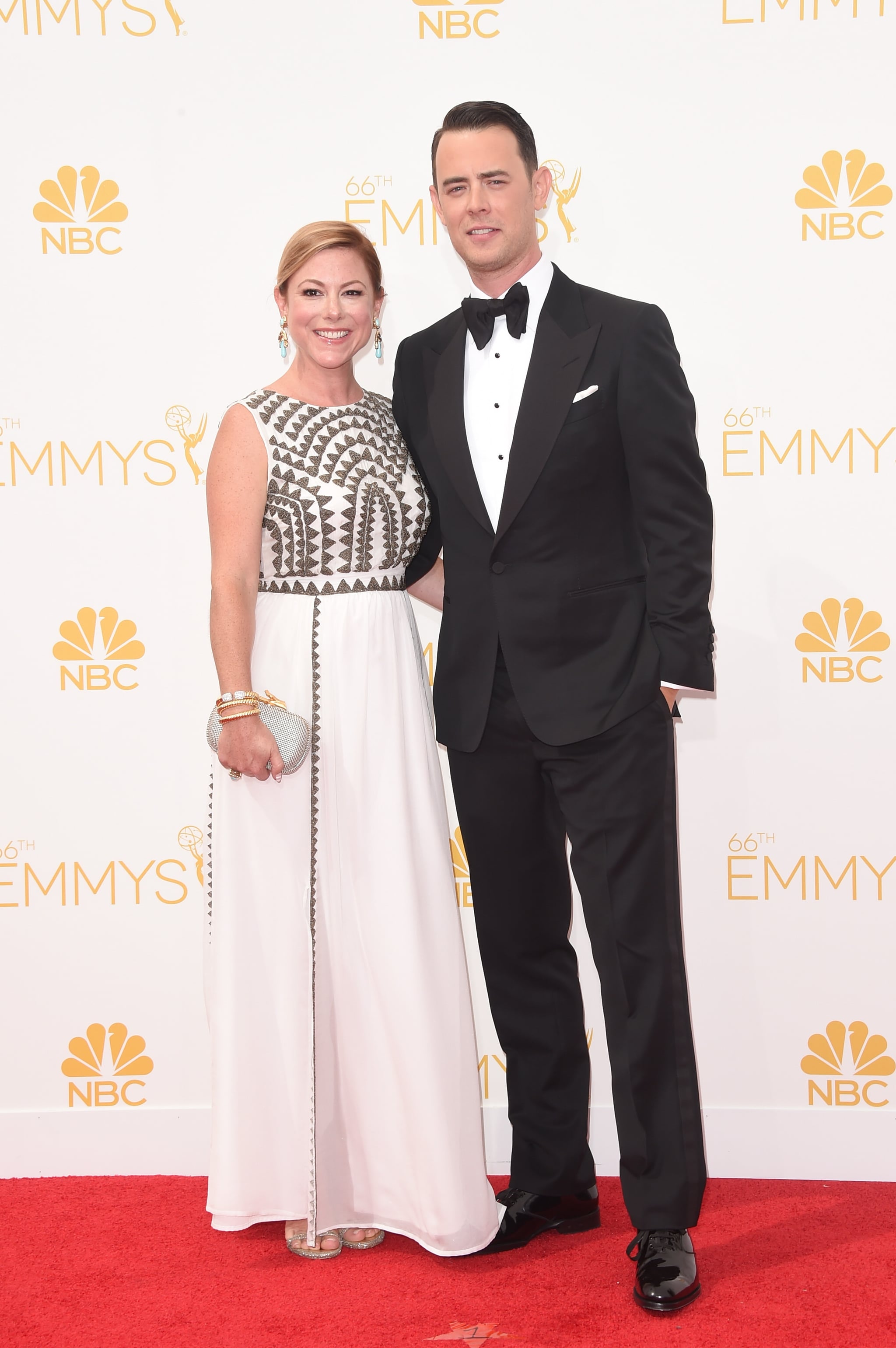 Colin Hanks And Samantha Bryant Stars Couple Up On The Emmys Red Carpet Popsugar Celebrity Photo 11