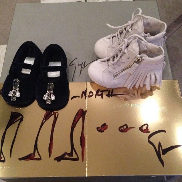 Instead of Heels, Giuseppe Zanotti Sent Along Fringe Sneakers and Sparkling Flats