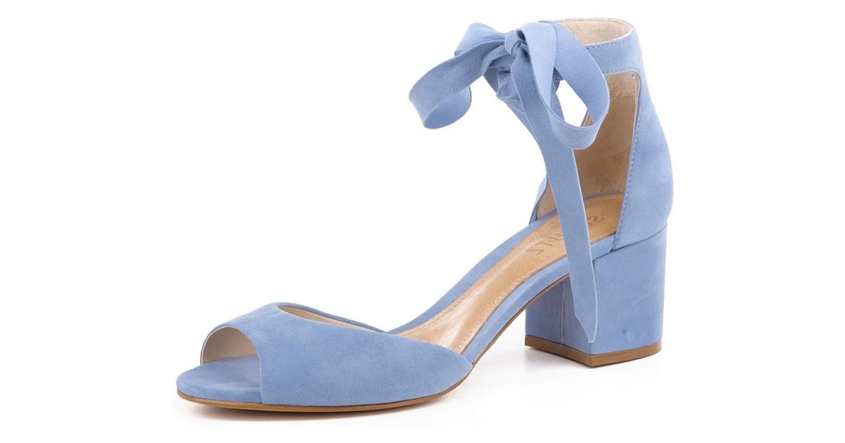 schutz blue heels