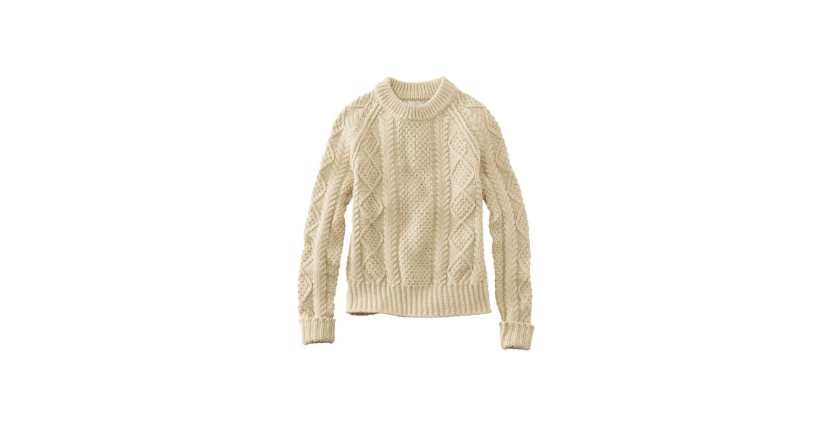 womens cotton fisherman sweater