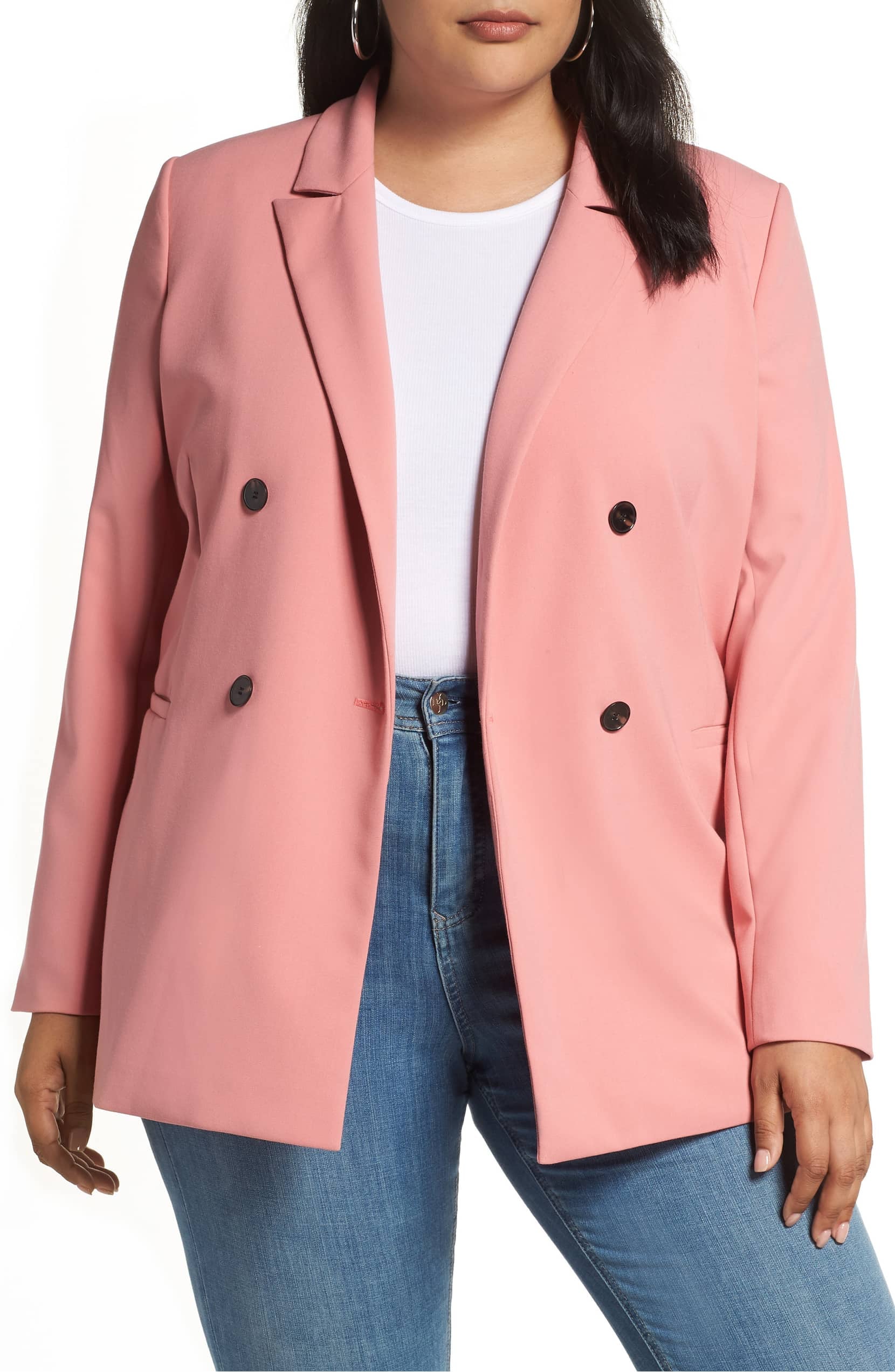 Halogen top pink blazer