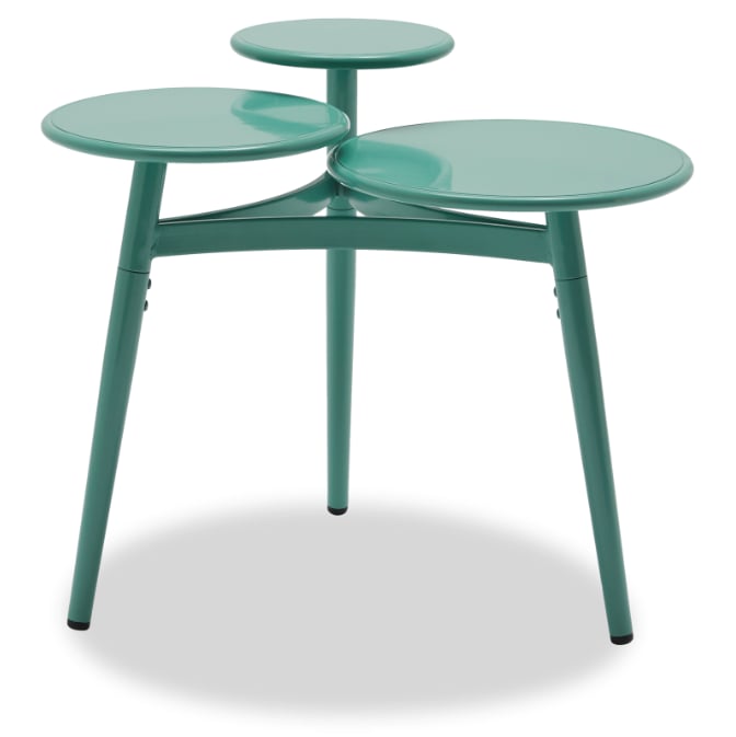 Multi-Tier Metal Accent Table