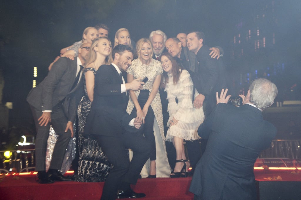 Cute Hunger Games Cast Selfie 2015 POPSUGAR Celebrity