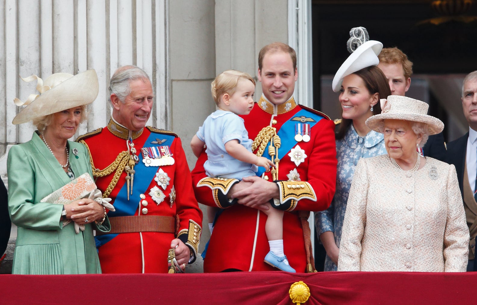 Prince George and Kate Middleton at Trooping the Colour 2015 | PS Celebrity