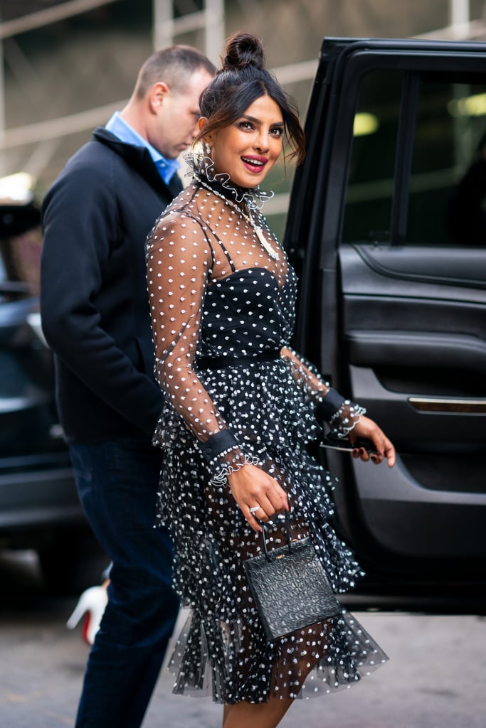 Priyanka Chopra's Sheer Polka-Dot Dress