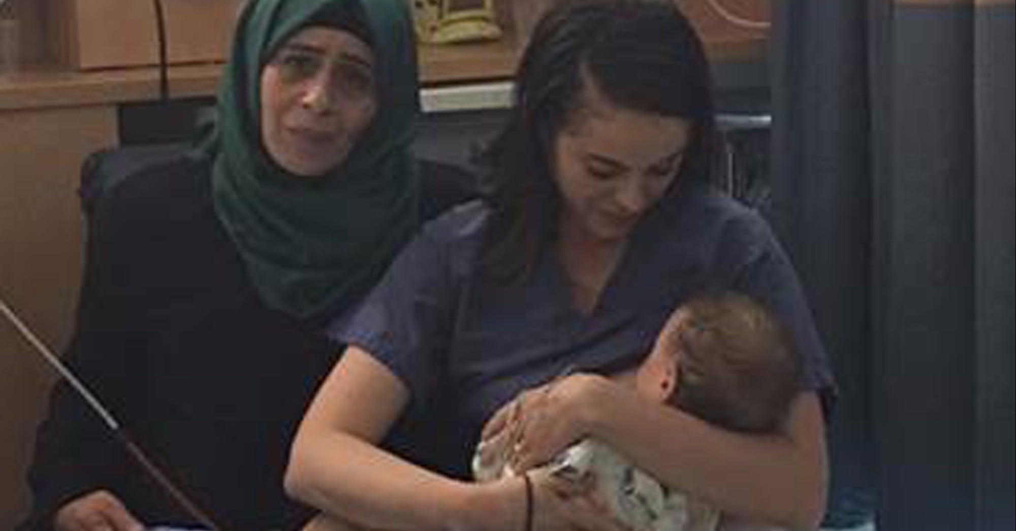 Israeli Nurse Breastfeeding Palestinian Baby | PS Family