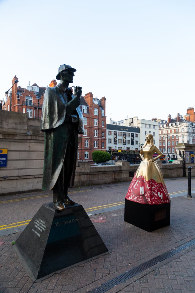 Enola Holmes Statue on Baker Street in London Female Statues Erected Around UK to Celebrate