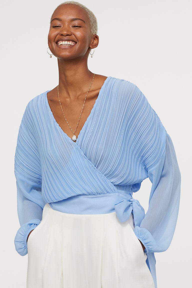 H&M Pleated Blouse