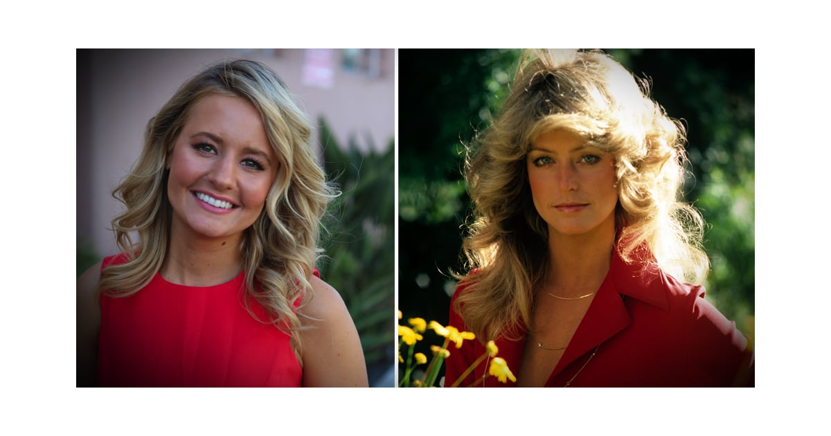 Farrah Fawcett Hairstyle Tutorial POPSUGAR Beauty