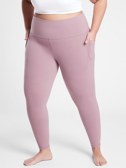 Athleta PLUS 3X Salutation Stash Pocket II 7/8 Tight Leggings