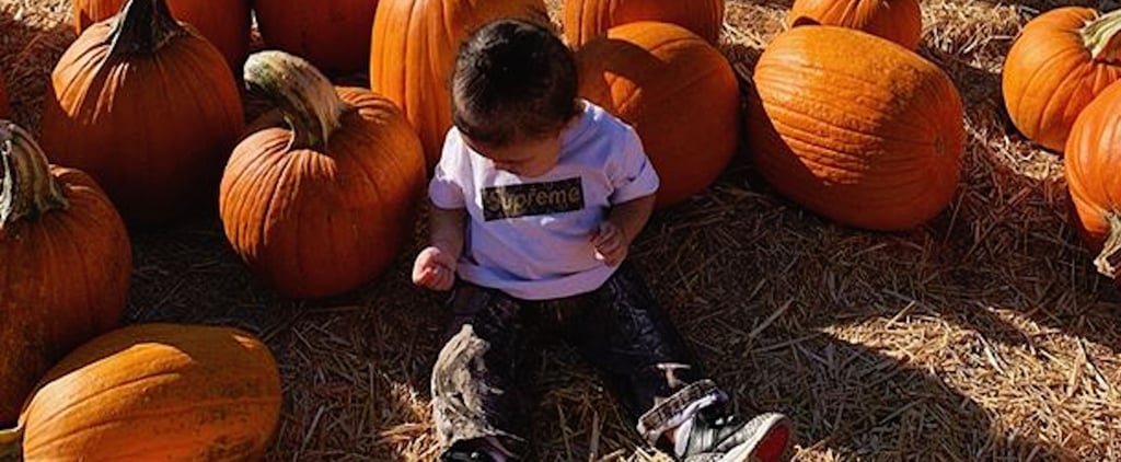 Kylie Jenner Takes Stormi to a Pumpkin Patch, and We're Already Speculating on What Their Costumes Will Be