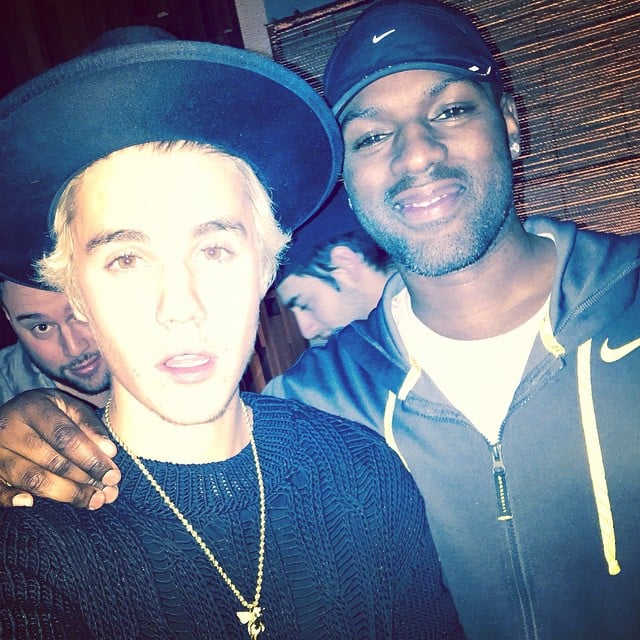 Justin Bieber posted a selfie with a friend and captioned it "My brothaaaa."
Source: Instagram user justinbieber