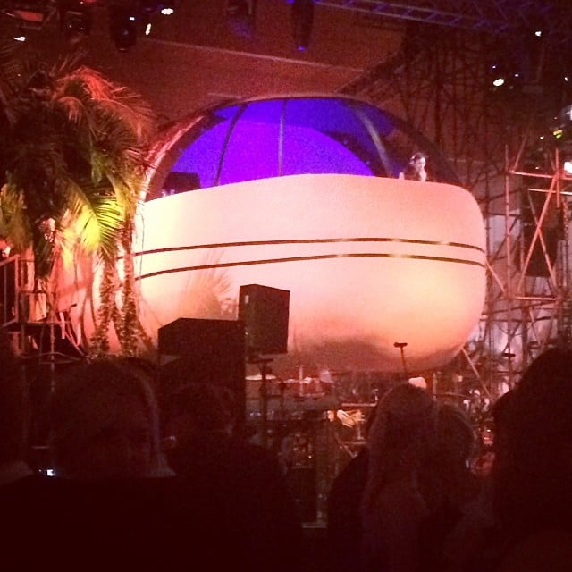 The scene at Chopard's big Cannes bash, which drew supermodels like Alessandra Ambrosio and Adriana Lima, was over-the-top in the best way possible. Held inside an airport hangar, the party was also host to a jumbo jet as the centerpiece of the decor. The DJ actually spun from inside its cockpit!