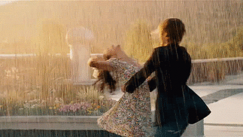 Especially when they danced and sang together in the rain.