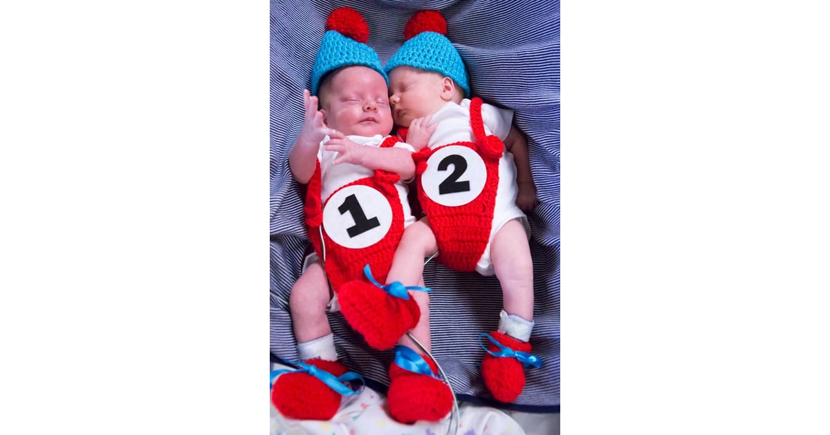 NICU Babies in Halloween Costumes 2016 POPSUGAR Family Photo 11