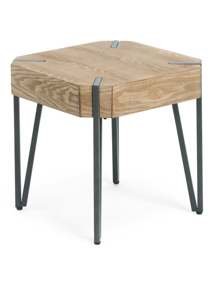 Wooden Side Table Best SmallSpace Furniture From TJ Maxx POPSUGAR