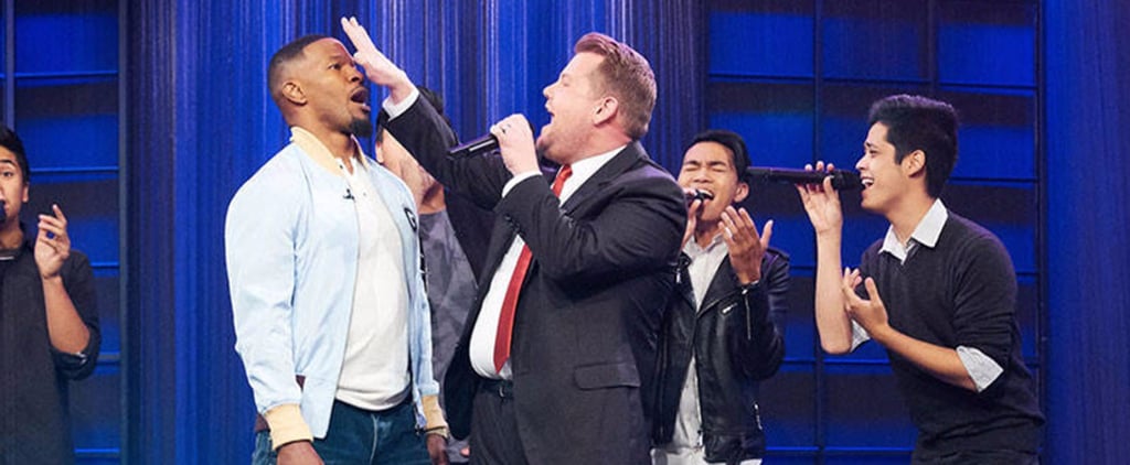 Jamie Foxx Interrupts James Corden's Show to Have a Riff Off