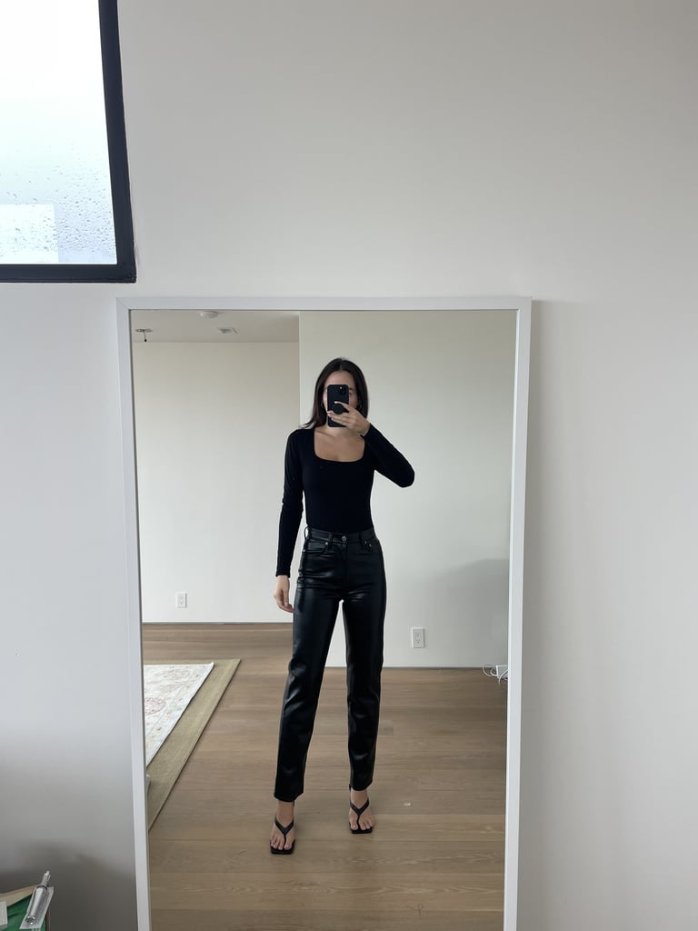 Square-Neckline Bodysuit