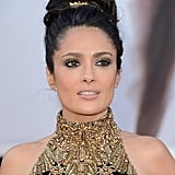 Salma Hayek Assets Morgan Fairchild 1982 Worst Oscars Hair and Beauty 