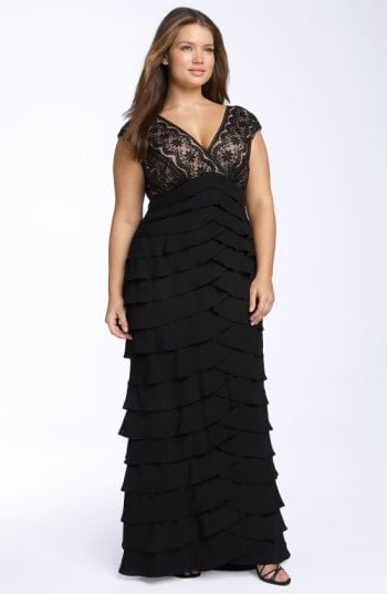 pleated gown styles