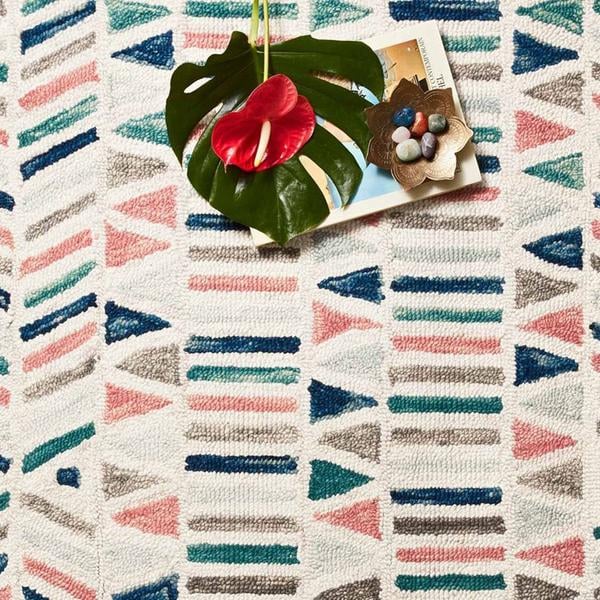 Hallu Ivory Rug by Justina Blakeney X Loloi