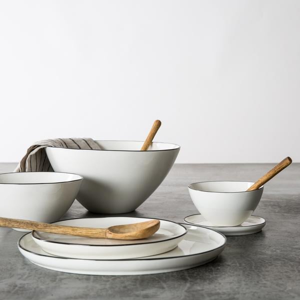 Black Rimmed Plates