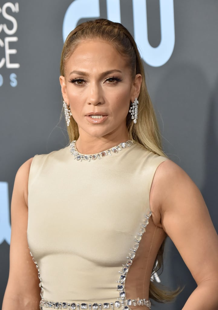 Jennifer Lopez's Champagne Critics' Choice Awards Dress