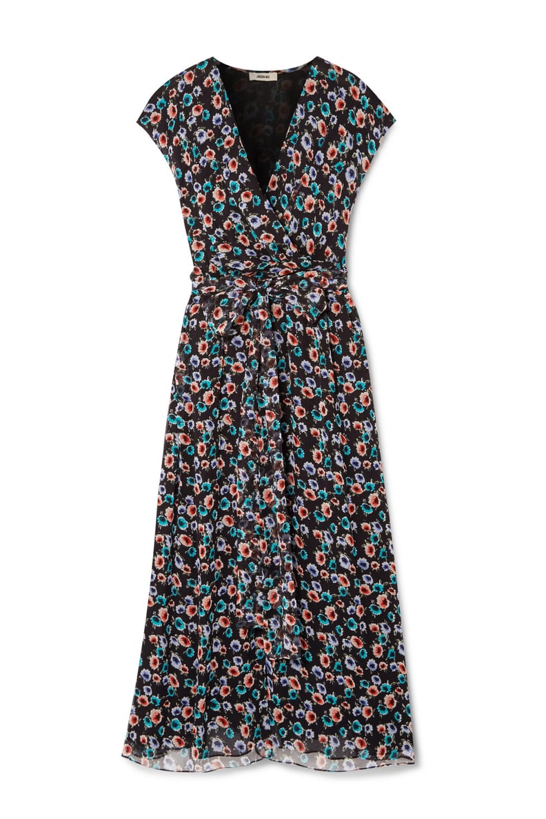 Jason Wu Belted Wrap-Effect Floral-Print Silk-Georgette Midi Dress