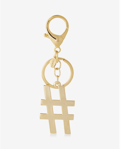 Express Hashtag Keychain