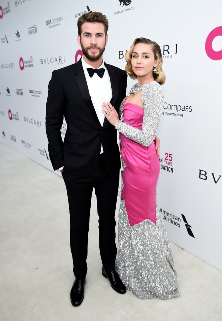 Miley Cyrus and Liam Hemsworth at the Oscars 2018