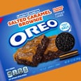 Oreo's Decadent Salted Caramel Brownie Cookies Are Topped With a Tasteful Pinch of Salt