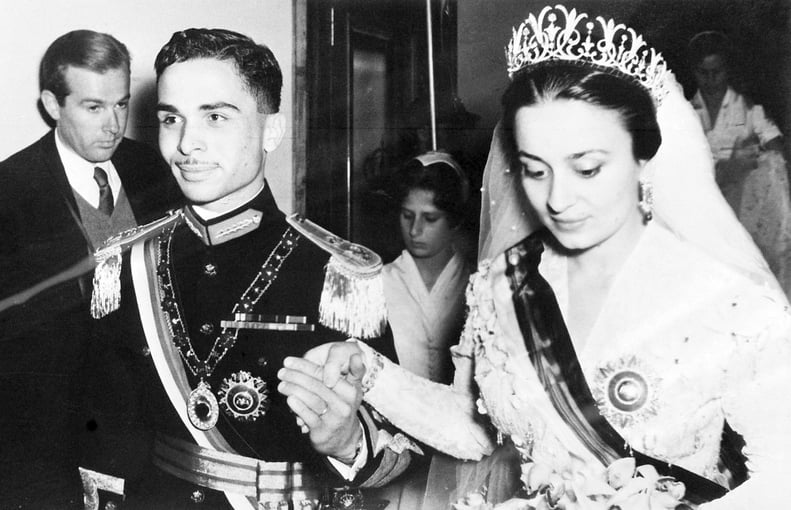 King Hussein and Princess Dina