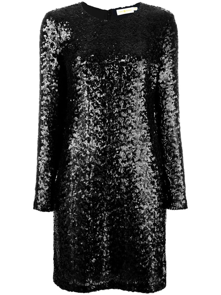 Tory Burch sequined fitted dress ($458) | What to Wear to a Winter ...