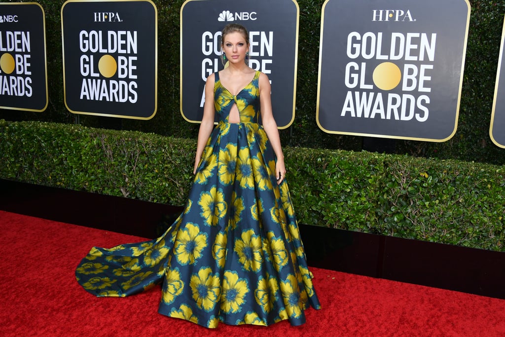 Taylor Swift Wears Etro Couture Gown to Golden Globes