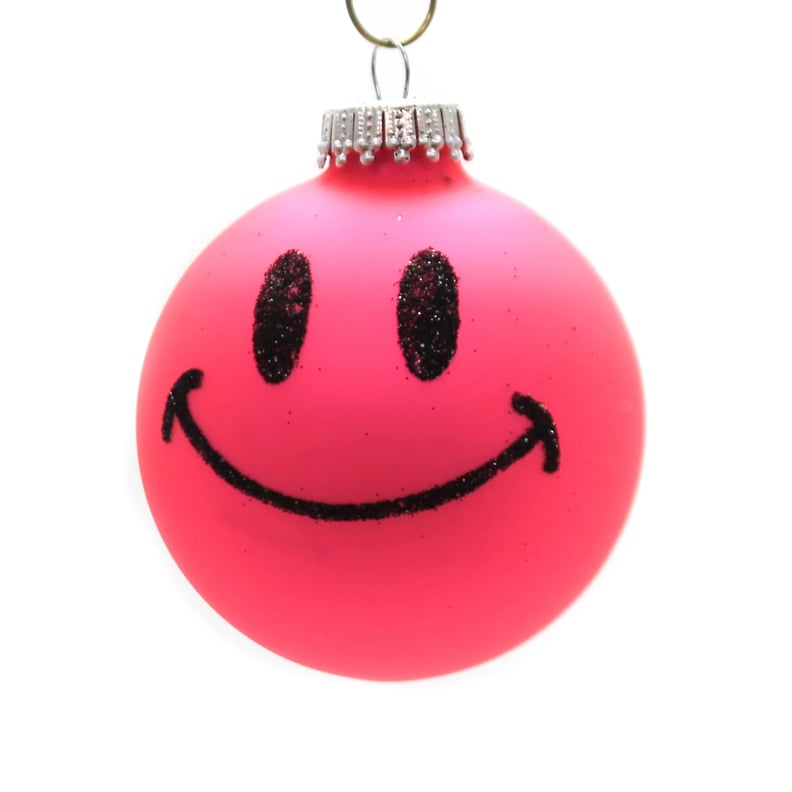 Holiday Ornaments Smiley Face Ornament Ball