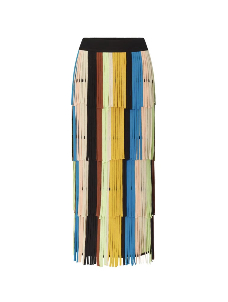 Simon Miller Za Za knit fringe maxi skirt
