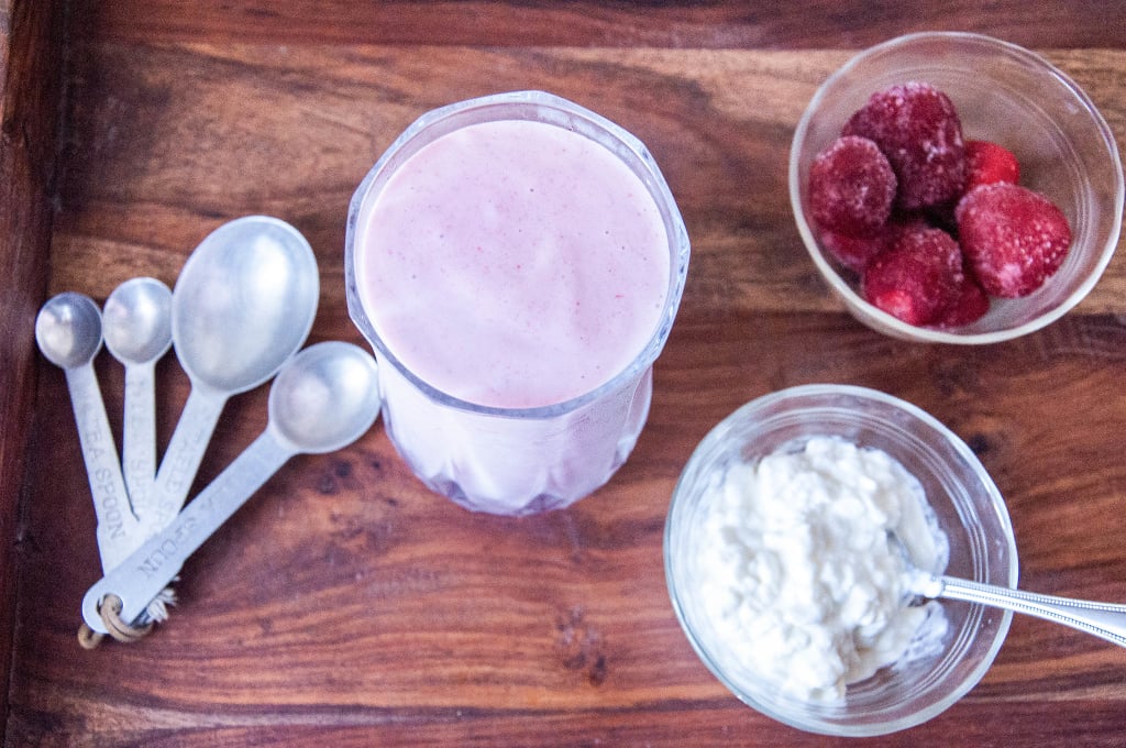 Strawberries 'n' Cream Protein Smoothie
