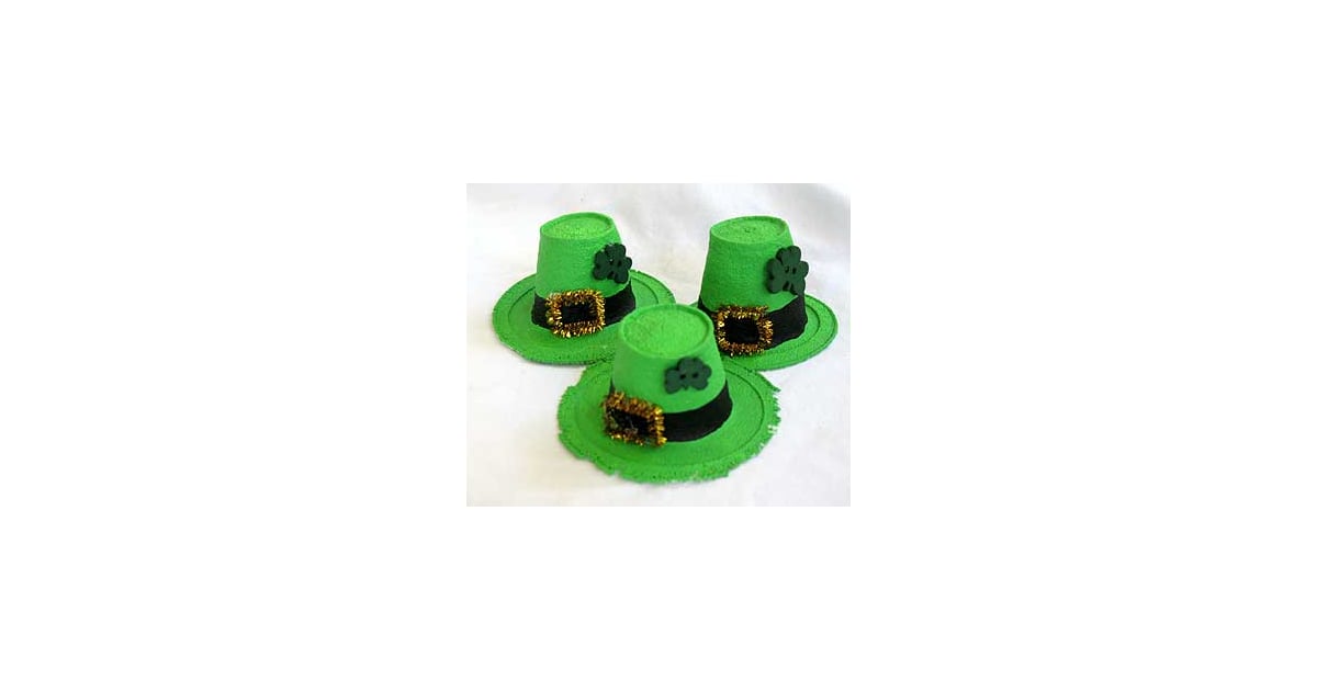Styrofoam Leprechaun Hats KidFriendly Crafts POPSUGAR Family Photo 158