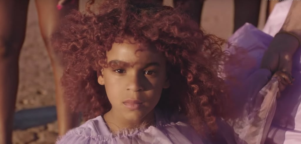 Blue Ivy's Burgundy Hair in "Spirit" Music Video