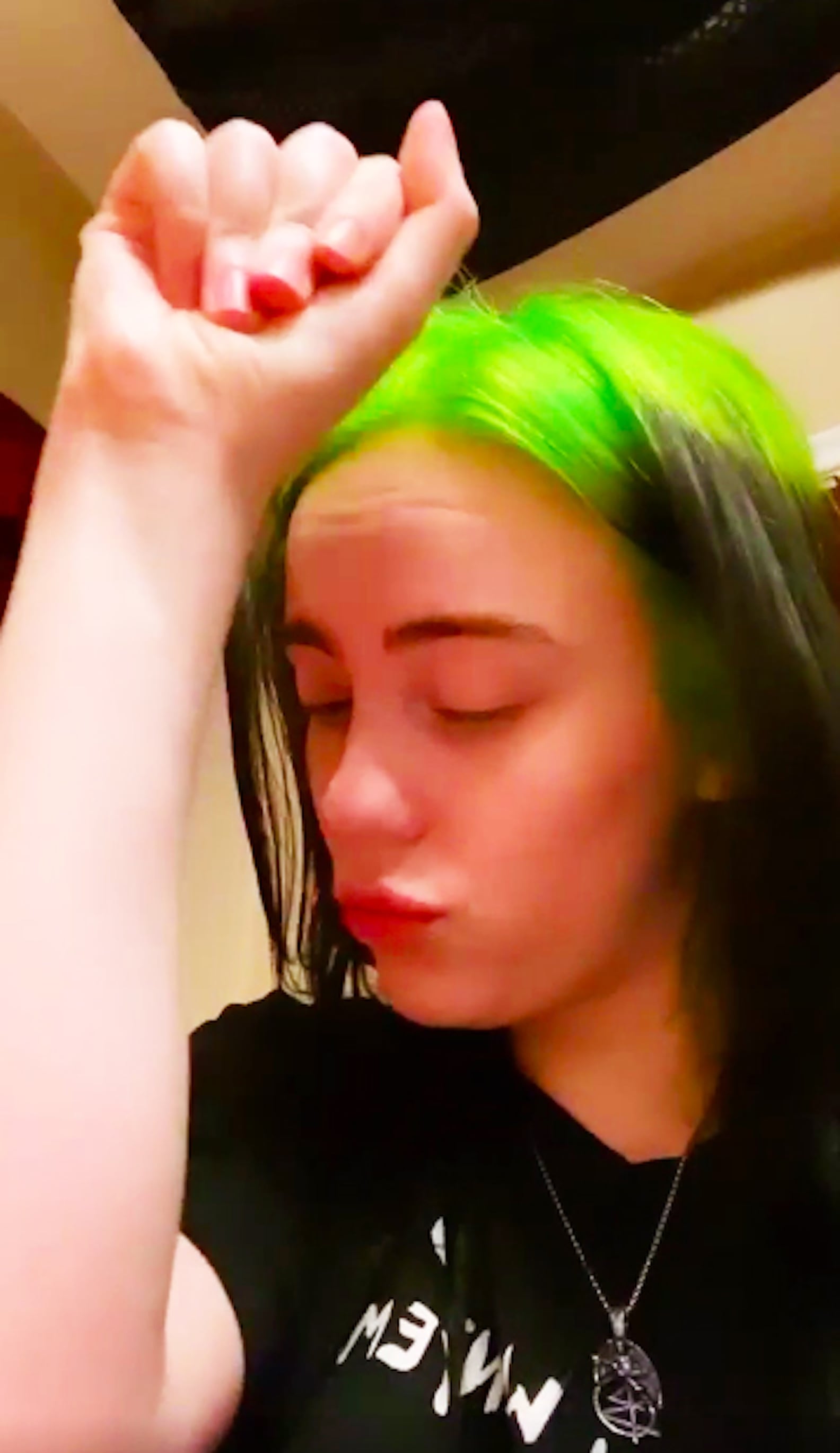 billie eilish shoes green