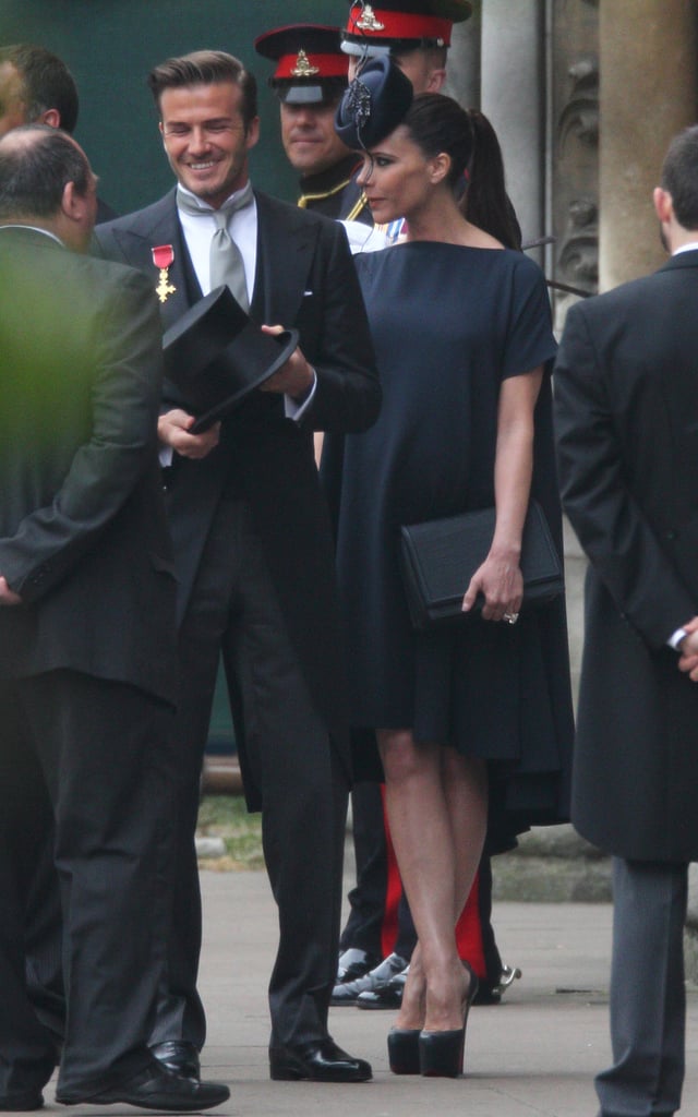 Victoria Beckham's Outfits at the Royal Weddings