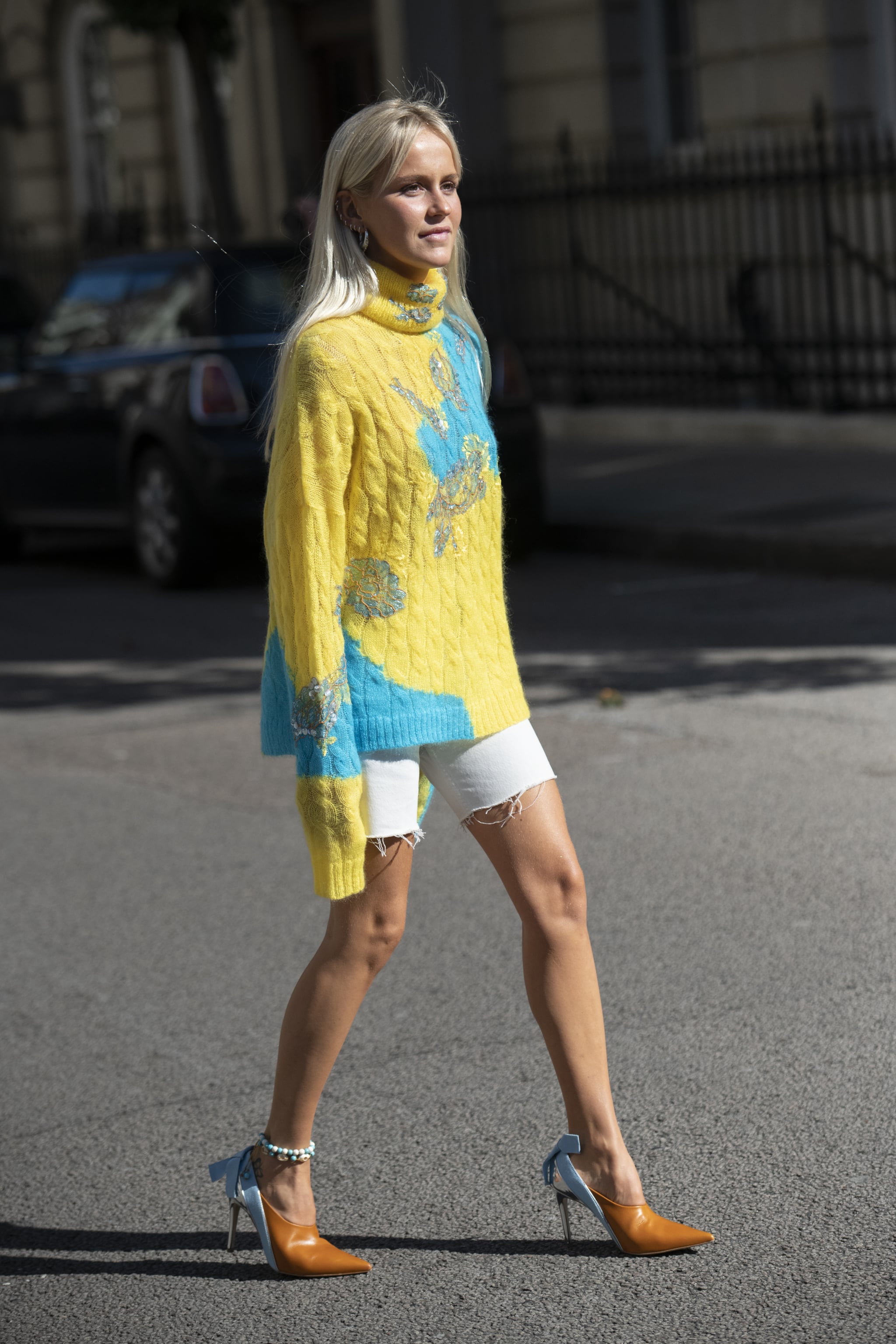 Shorts heels outfits sale
