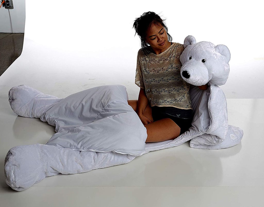Snoozzoo Adult Polar Bear Sleeping Bag For Adults ($170)