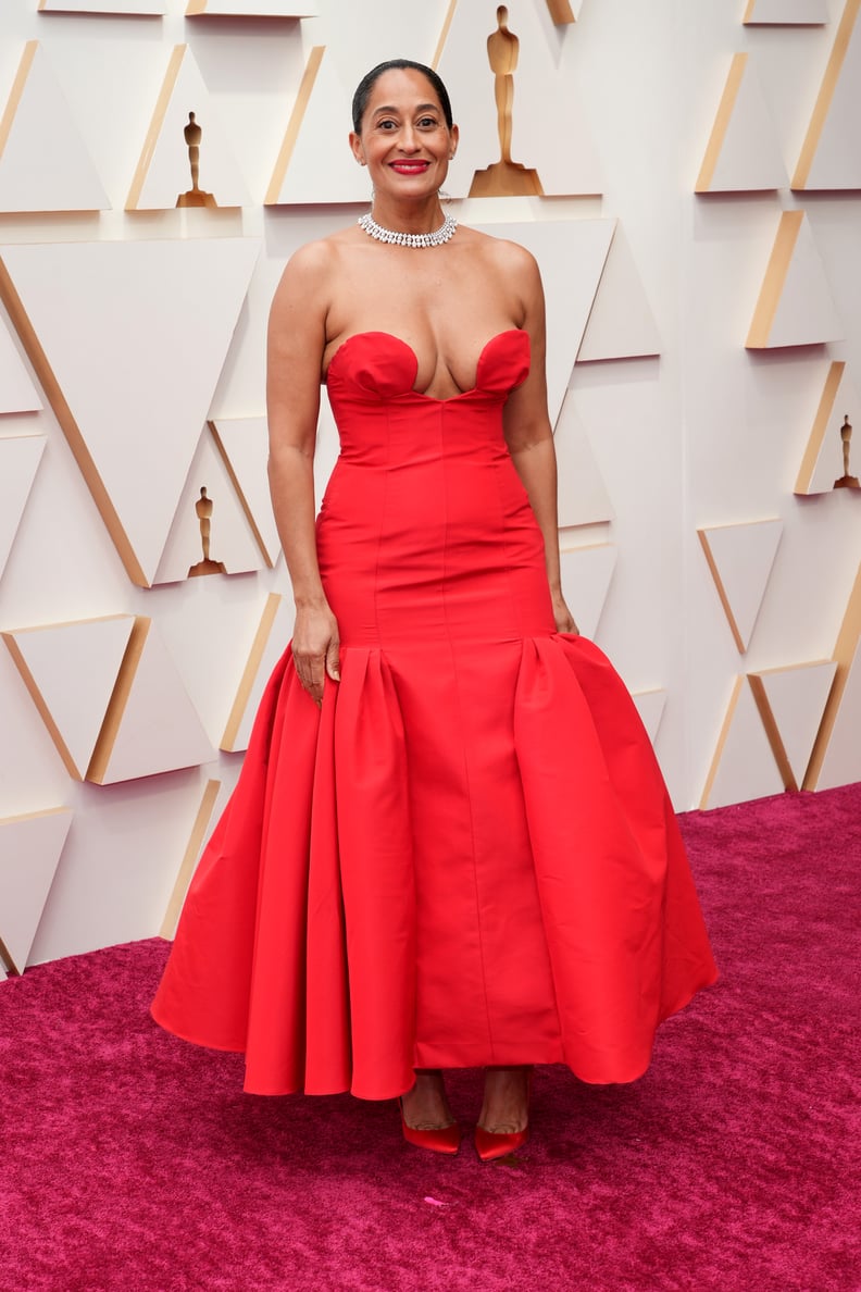 Tracee Ellis Ross Stuns in Red at 2022 Oscars: Red Carpet Photos – SheKnows