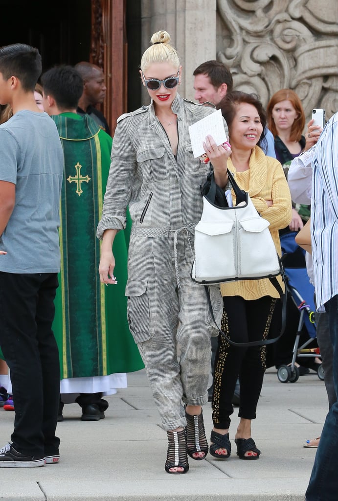Gwen Stefani Leaving Church in LA Pictures