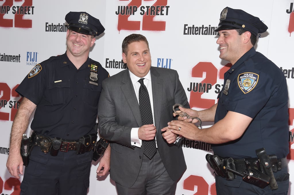 Channing Tatum Getting Handcuffed at 22 Jump Street Premiere