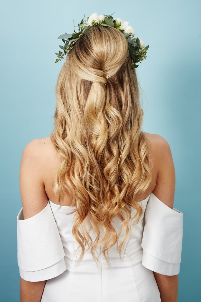 The Hairstyle: Half-Up Twist With Waves