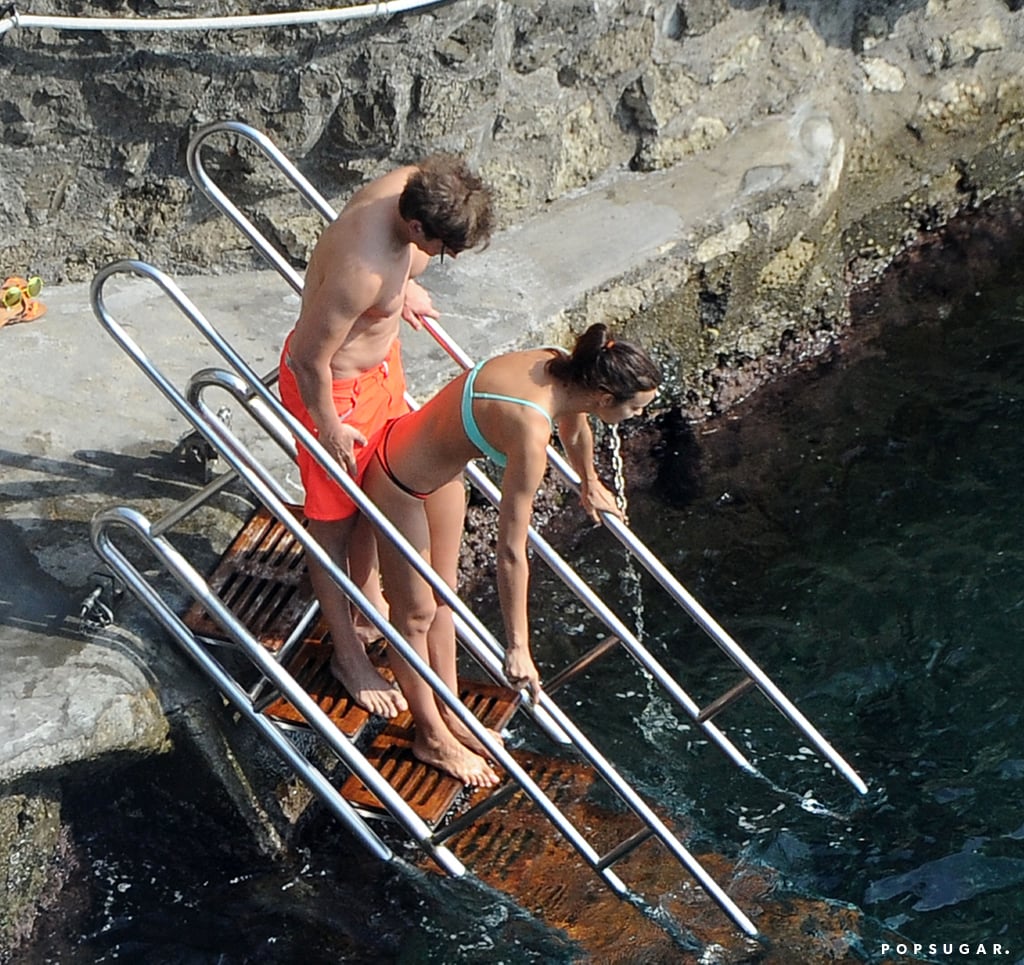 Bradley Cooper and Irina Shayk Beach PDA in Italy Pictures
