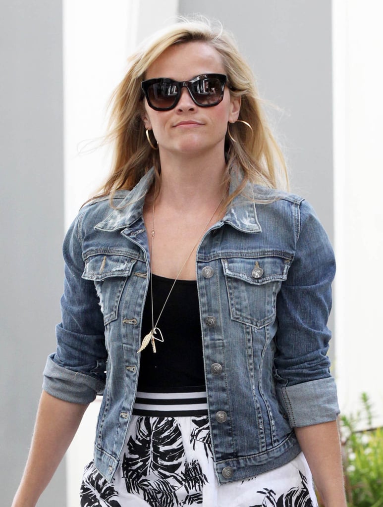 Reese Witherspoon's Tropical Skirt Style